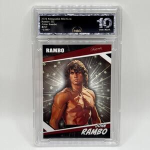 2024 Keepsake Rambo Edition #263 - John Rambo - Rambo III Graded 10 Gem Mint